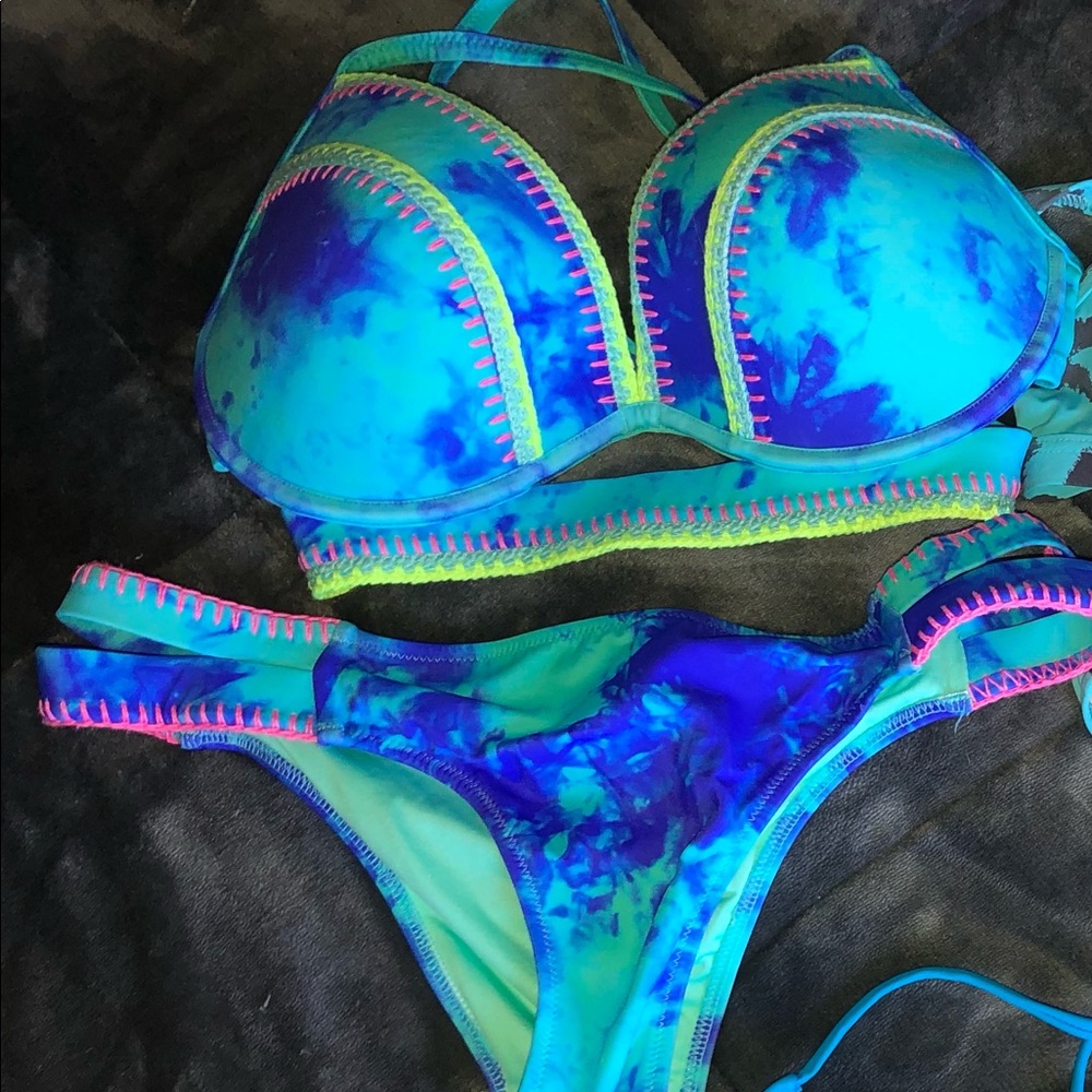 Shade and Shore tie dye bikini